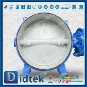 Válvula borboleta de deslocamento triplo DIN Wafer de tamanho grande DN2000