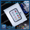 Válvula de bola inteligente do operador elétrico CD4MCU com caixa de controle