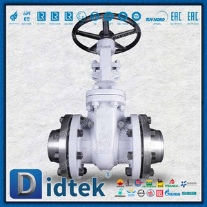 Válvula de porta API600 com parafusos e gaxeta do fósforo da flange contrária