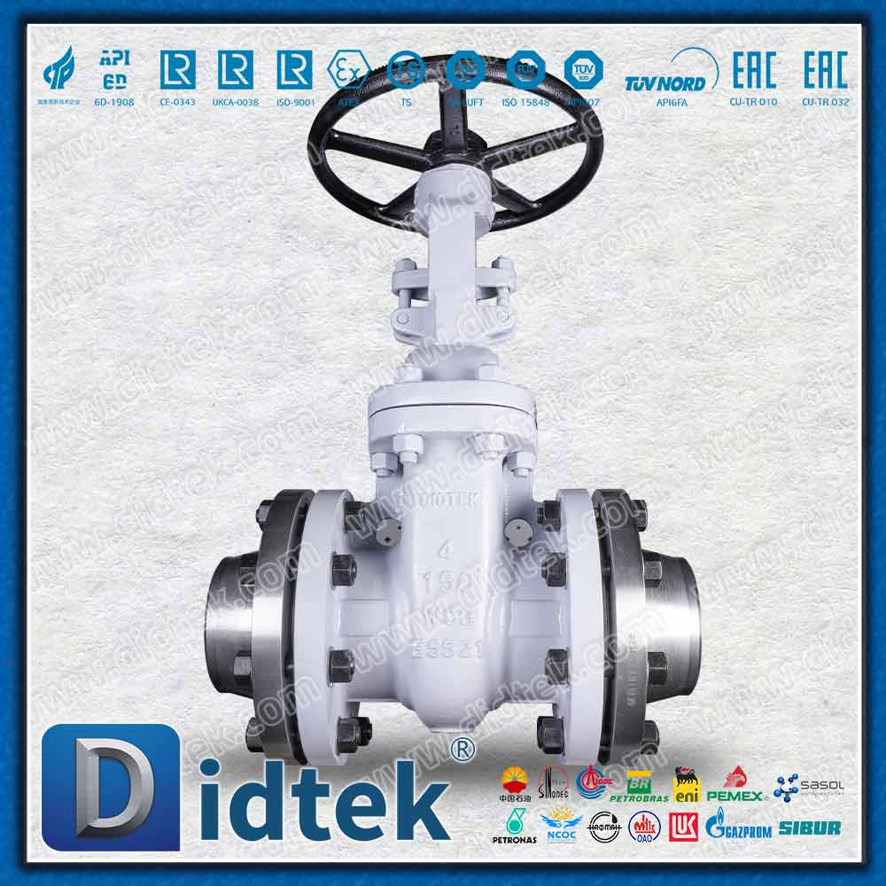 Válvula de porta API600 com parafusos e gaxeta do fósforo da flange contrária