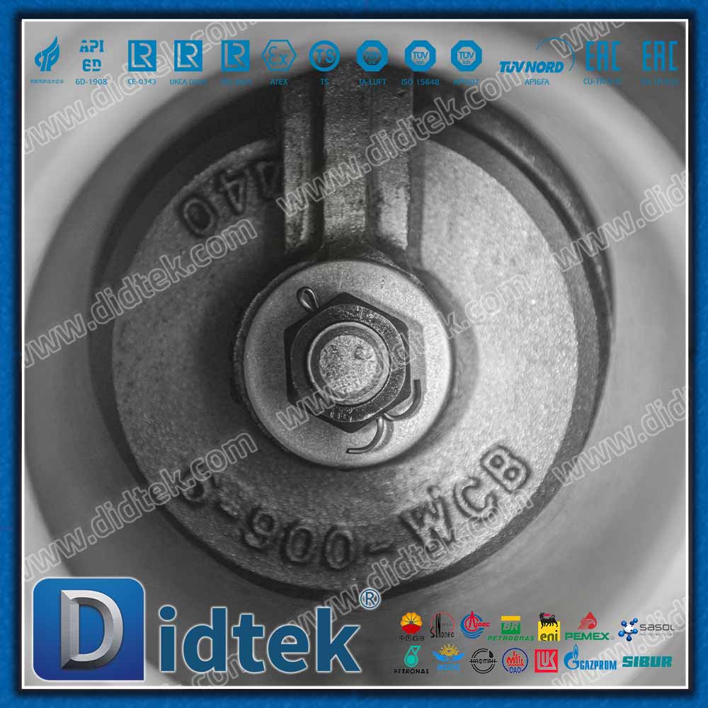 Válvula de retenção oscilante API6D 900LB com conexão BW