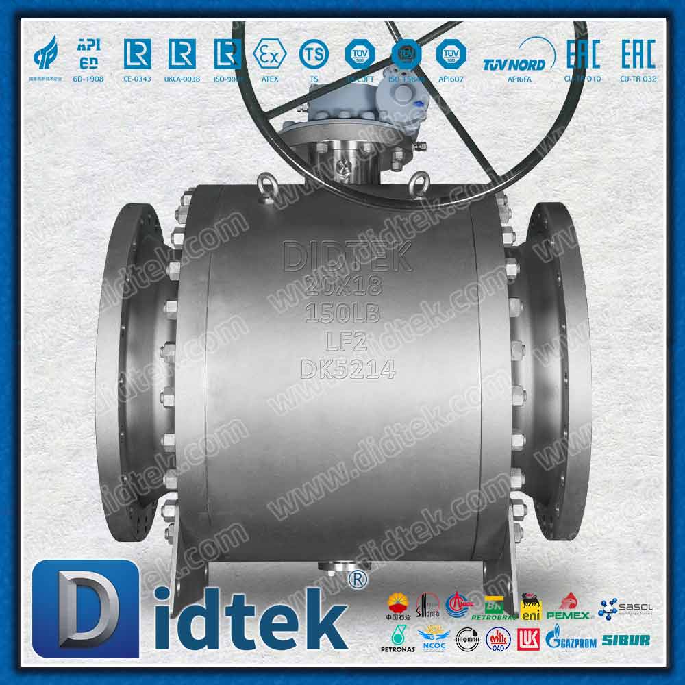 Folha de prova de LF2 + de Inconel 625 com válvula de esfera do munhão do selo do bordo de PTFE Elgiloy