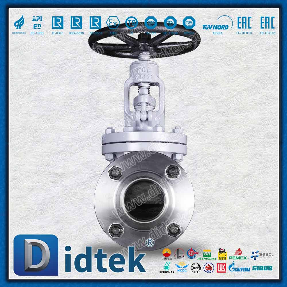 Válvula de porta API600 com parafusos e gaxeta do fósforo da flange contrária