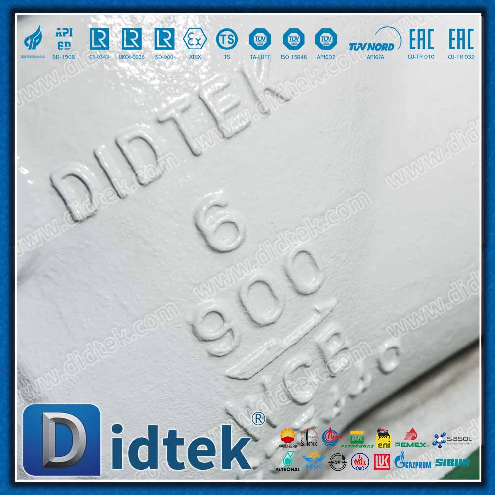 Válvula de retenção oscilante API6D 900LB com conexão BW