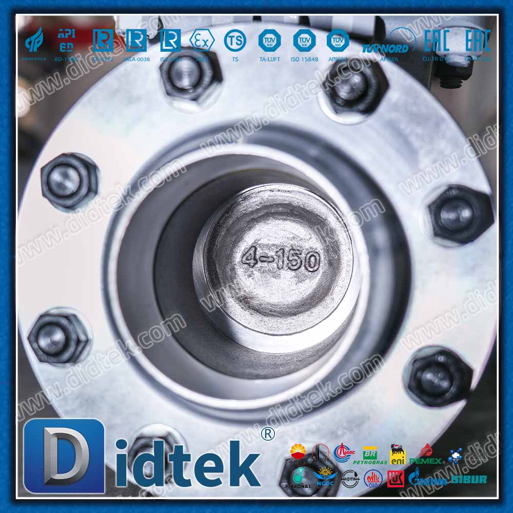 Válvula de porta API600 com parafusos e gaxeta do fósforo da flange contrária