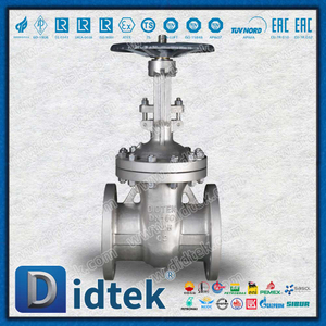 Válvula de gaveta DIN de titânio para sistemas químicos e marítimos