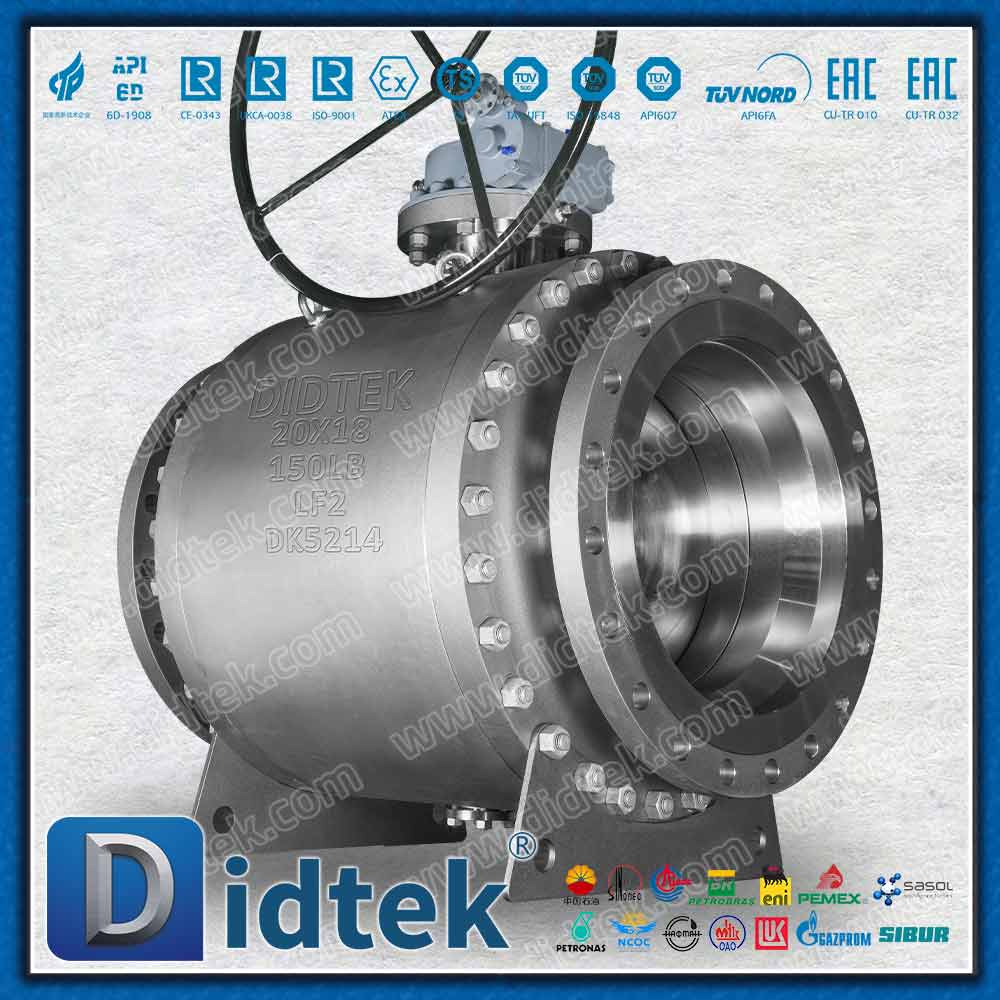 Folha de prova de LF2 + de Inconel 625 com válvula de esfera do munhão do selo do bordo de PTFE Elgiloy